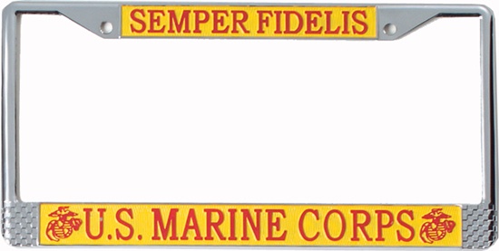Semper-Fidelis-USMC-License-Plate