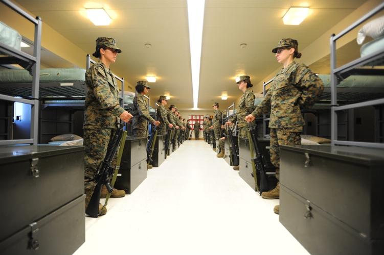female candidates inspection ocs