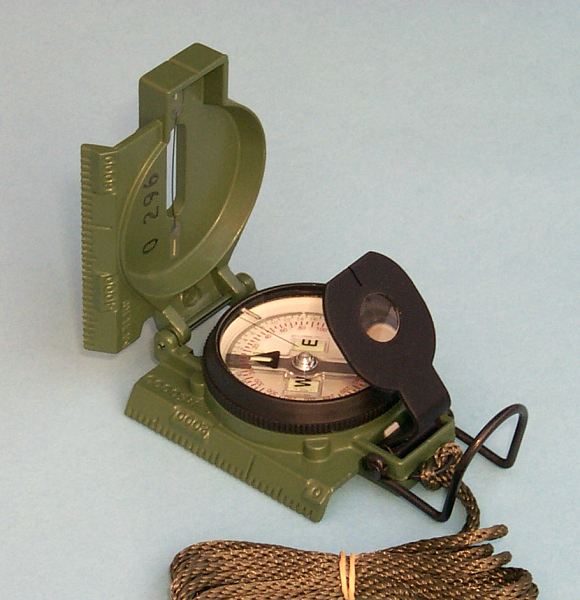 usmc ocs military lensatic compass landnav