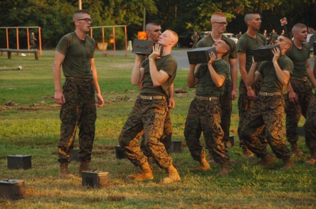 You can just use a 30+ pound dumbbell as your ammo can