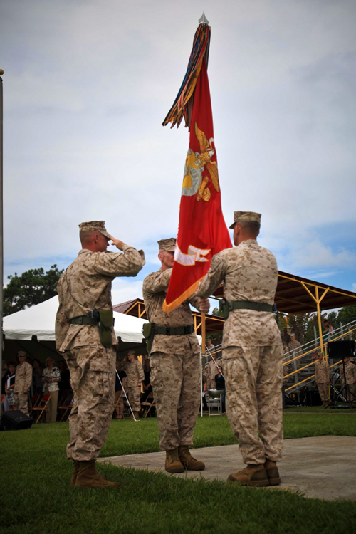 A Change of Command Ceremony. These men are about 25 years removed from being candidates.