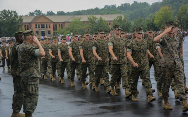 Marine Officer Candidate School Graduation